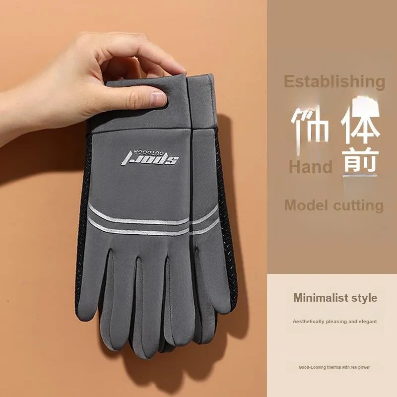 YUZHAOLIN Slip Resistant Sports Gloves Men's-5