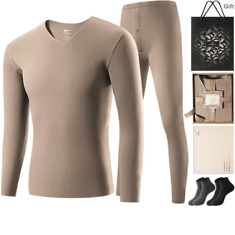 SEPTWOLVES Thermal Set Men's Gift Box Set+Shopping Bag-30