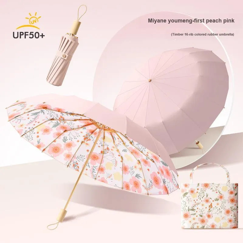 Imono Tall Wind Resistant Sunny And Rainy Dual Use Umbrella-7