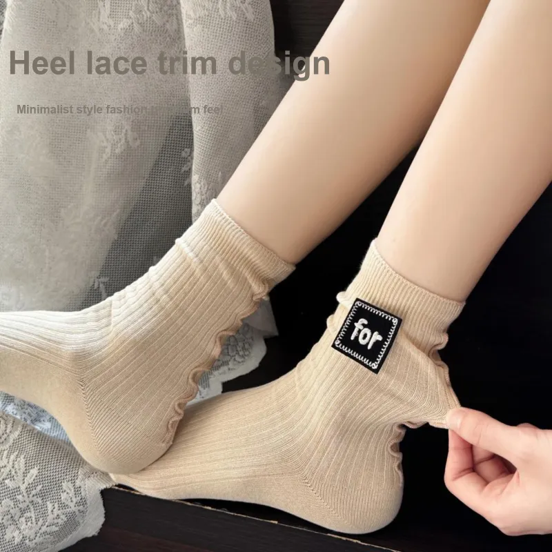 XXLLG Mid Calf Socks Women's 2 Pack-3