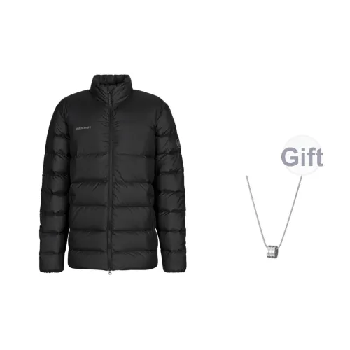 MAMMUT Пуховик Мужской Черный С ожерельем