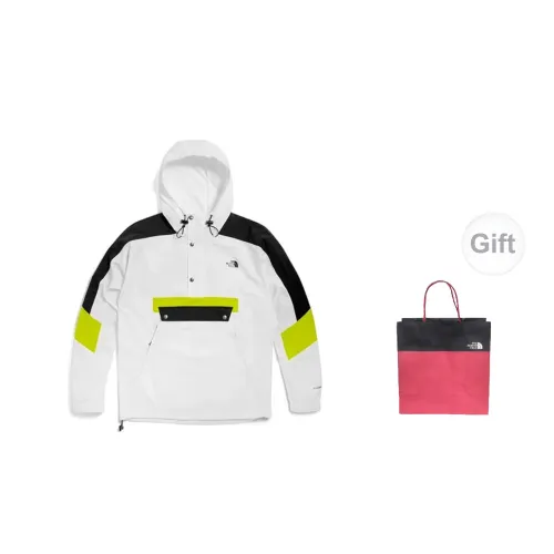 THE NORTH FACE Jackets Men White And Green+Gift Bag