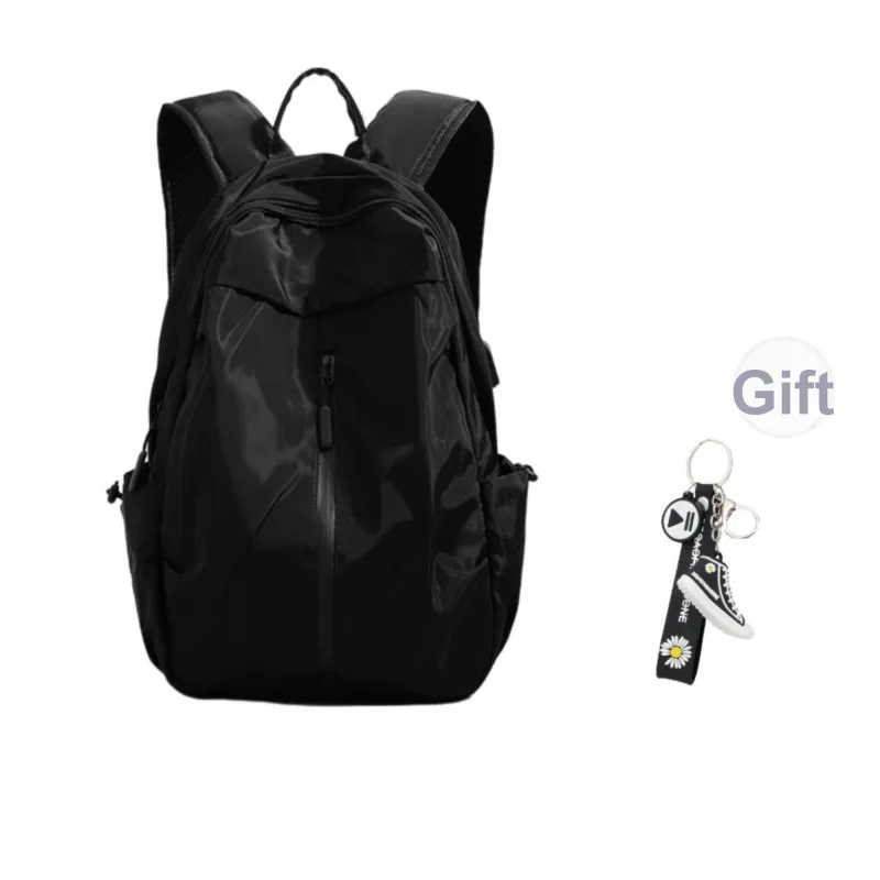Tonlion Polyester Backpack Unisex Black/Gray-7