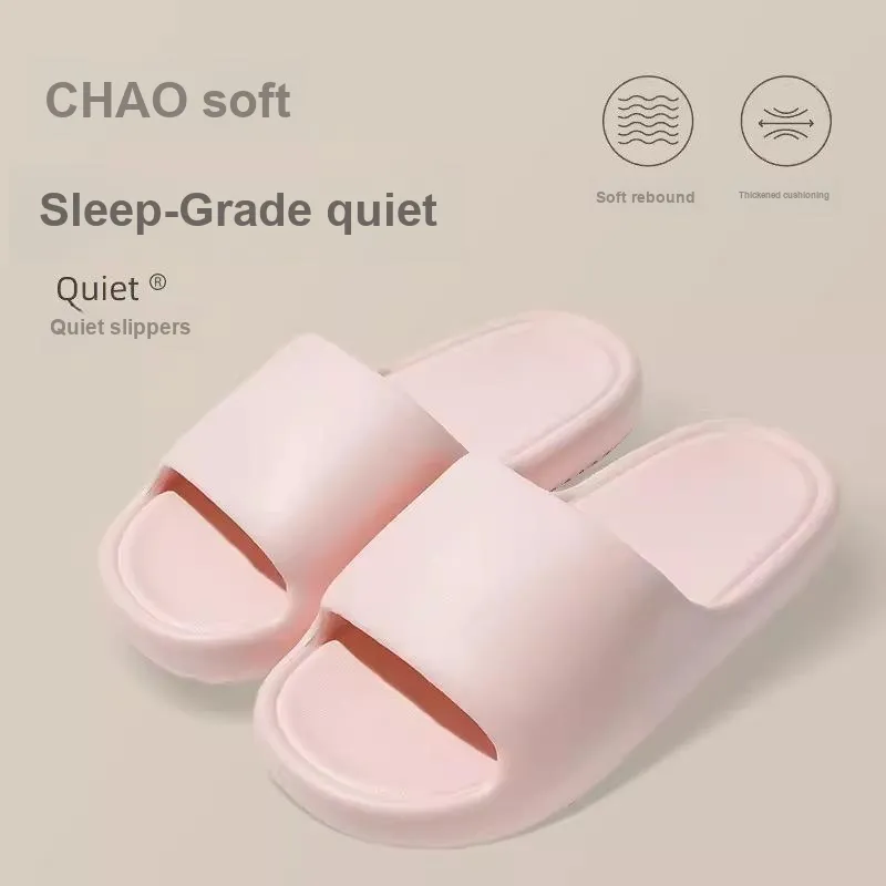 Ke Jiayi Squashy And Bouncy Feeling Platform Slippers Summer Bathroom Eva Home Bathing Plus Size, Slippers-7
