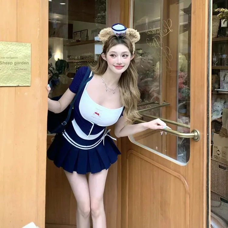 Udon House Two Piece Skirt Sets Women's Set-1