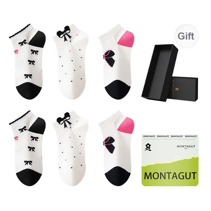 Montagut Ankle Socks Women's Box 6 Pack-5