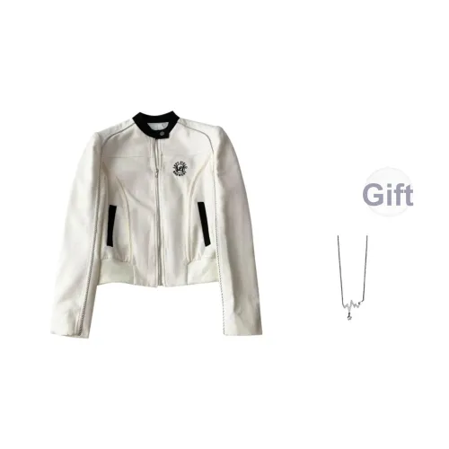 SHIEN Белый Включает Ожерелье Женские Бейсбольные Джерси