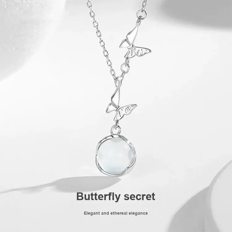TIANJUE Natural Chalcedony Necklaces Unisex-1