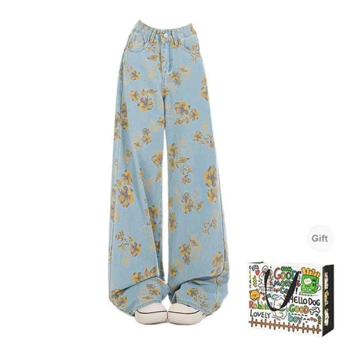 HAPG Jeans Women's Blue Shopping Bag Included
