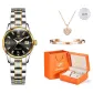Steel Band Black Dial