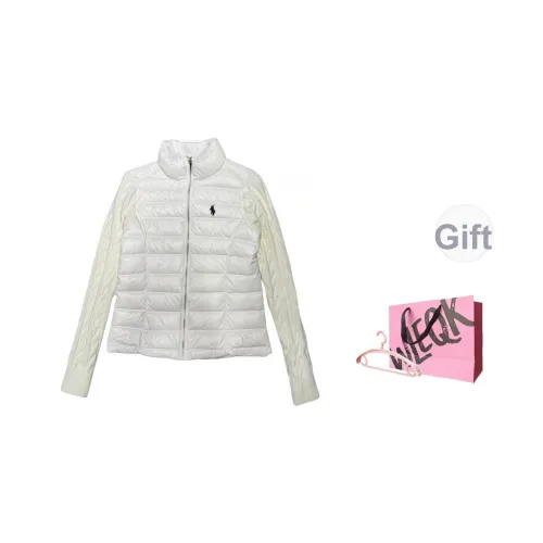 WLEQK Белый Женские пуховики