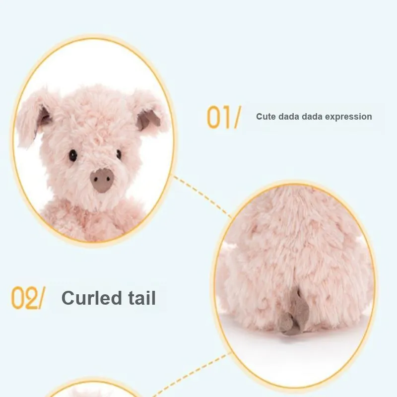 JELLYCAT Little Pig Stuffed Animal-2
