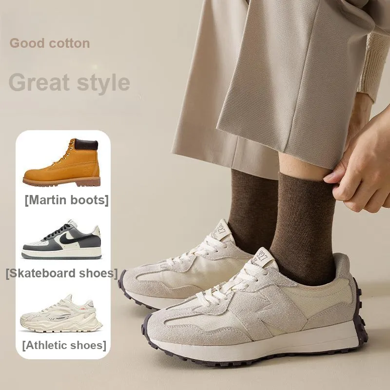 MIIOW Mid-Calf Socks Men's 5 Pack-7