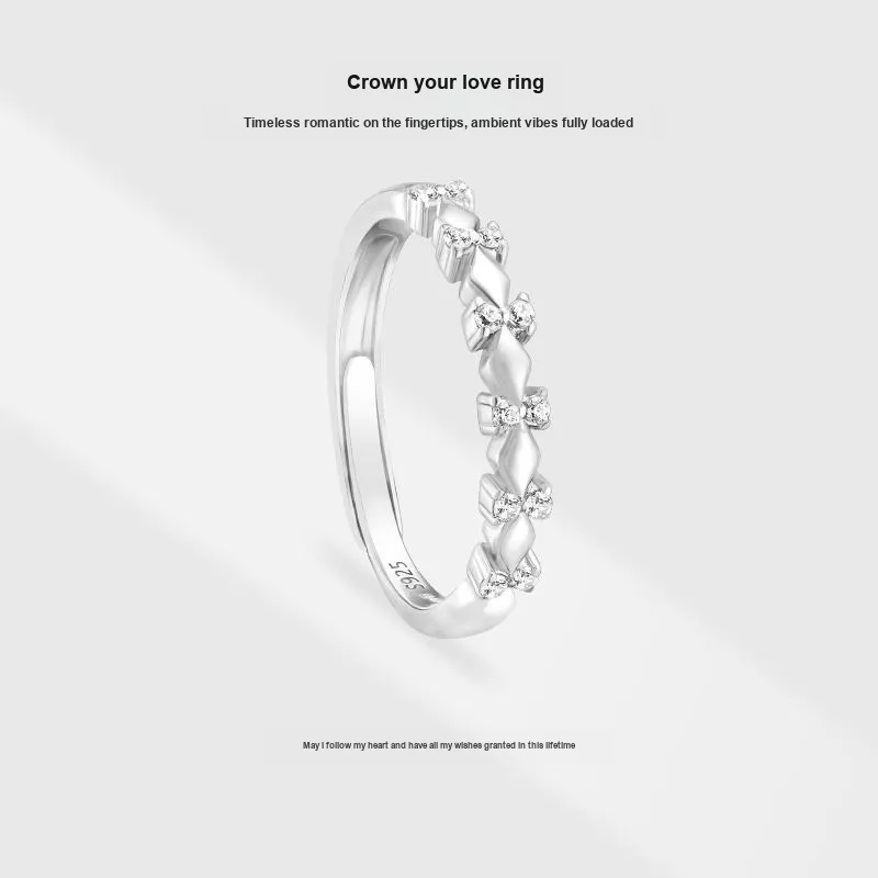 Disney S925 Silver Rings Women's Silver-1