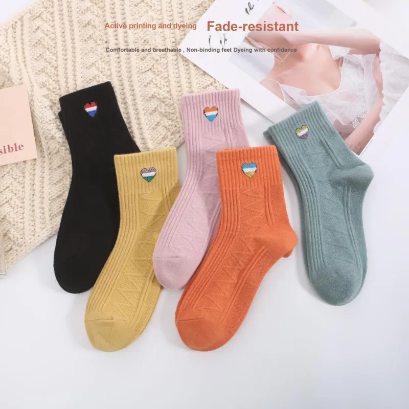 ROBINHOOD Mid Calf Socks Women's 6 Pack-3