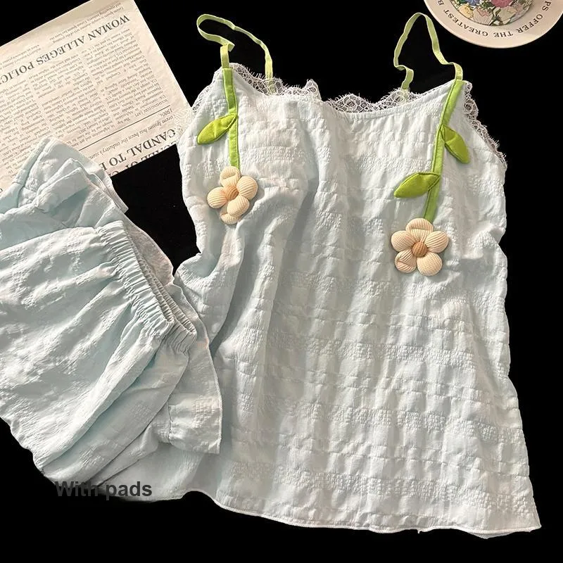 Maultiay Pajama Set Summer Women's-5