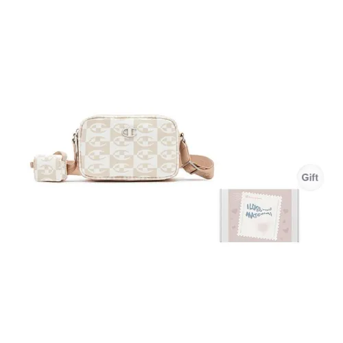 Champion Fabric Synthetic Leather Crossbody Bag Regular Unisex Khaki/Blue/Black