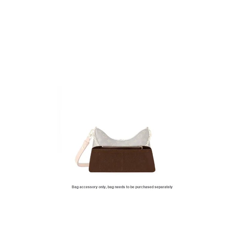 Luxury Care Artisan Workshop Imported Felt Lining Medium Bag Croissant Bag With Standalone Bag Strap Women's Brown-1