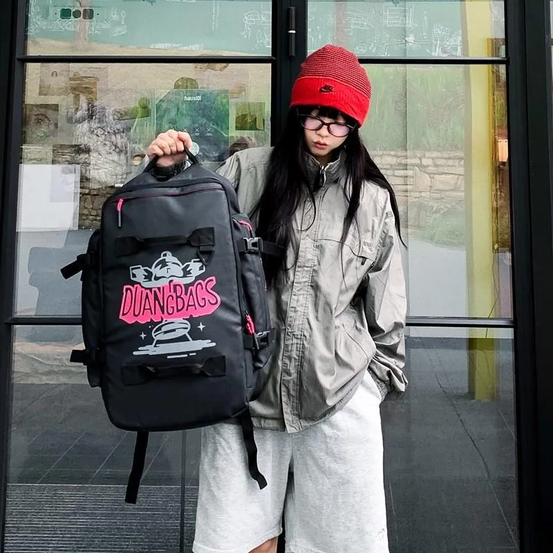 DCLOUD Composite PU Backpack Regular Unisex Multicolor-1