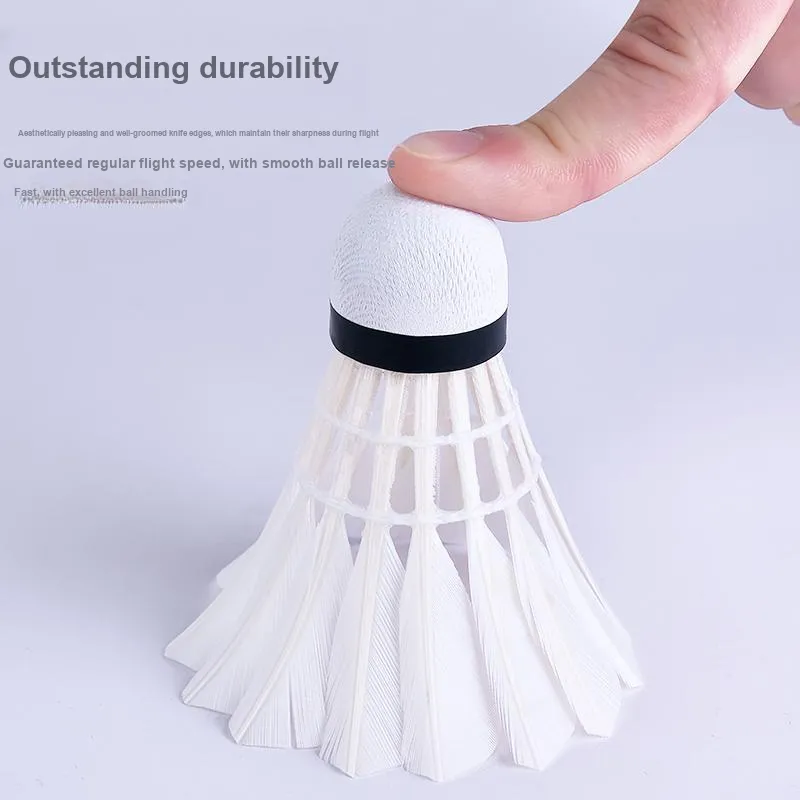 PEAK PK K15 Goose Feather Shuttlecock 12 Pack Goose Feather Professional Shuttlecocks-6