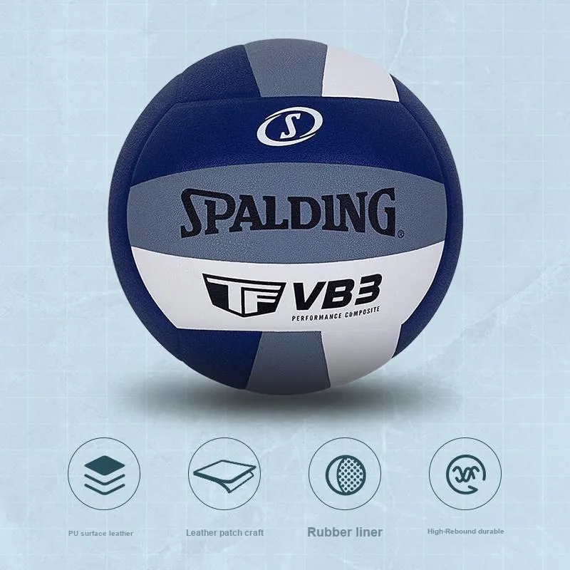 SPALDING TF Collection PU Size 5 Volleyball Unisex White Blue-2