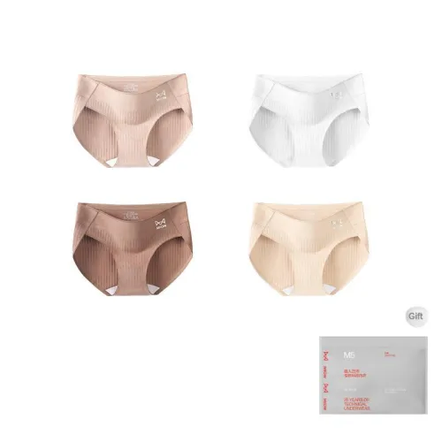 MIIOW Trend Party Series Underpants Women's Shopping Bag 4 Pack