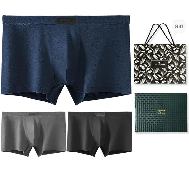 SEPTWOLVES Underwear Gift Box Men's 3 Pack+Free Shopping Bag-11
