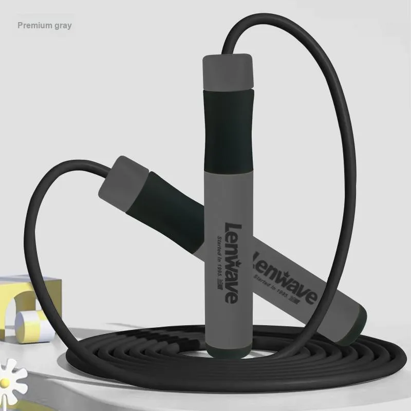 LENWAVE Casual Entertainment Non Countable Jump Ropes Adults Handle Material Silicone, Rope Material Steel Wire 2m-8