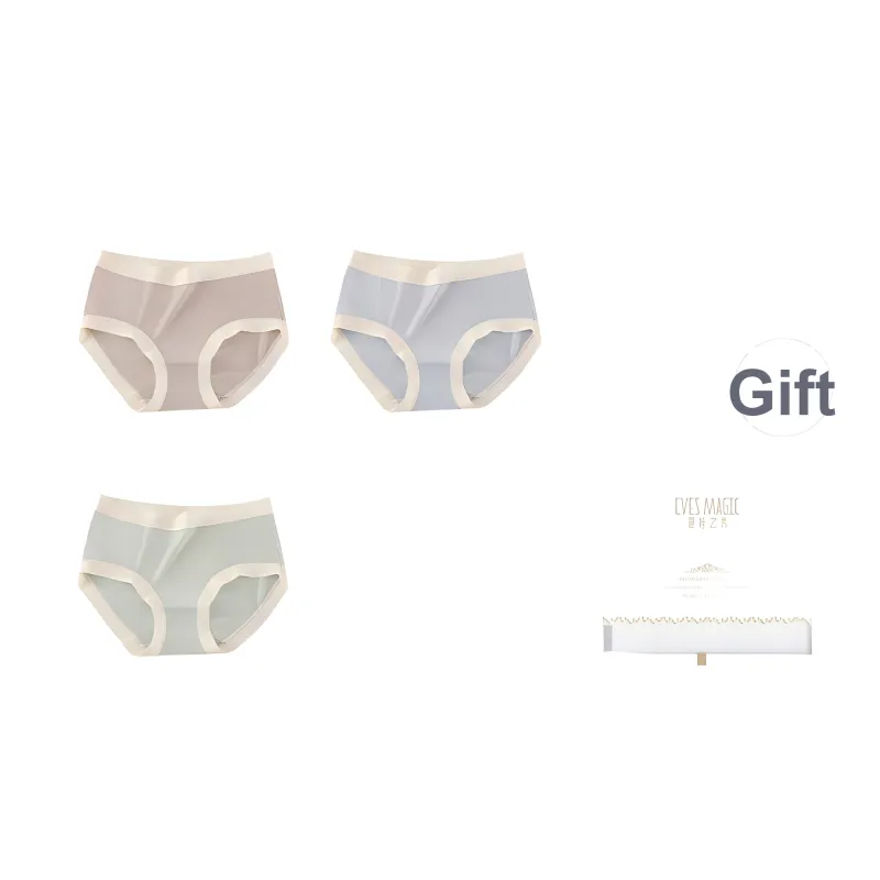 XIA.WA.ZHI.XIU Underpants Women's Shopping Bag 3 Pack-10