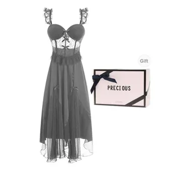 OEING Nightgown Women's Gift Box Set Black