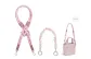 [Clothing Sets]Pink Woven Belt+Pink Rabbit Decorative Chain