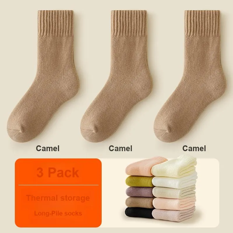 H YXIANG Mid Calf Socks Women's Combo Set-5