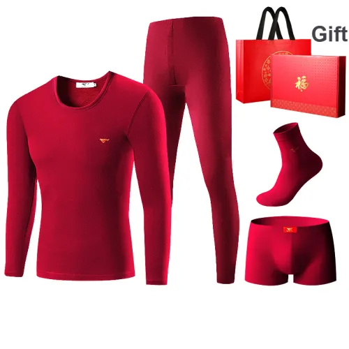 SEPTWOLVES Термический комплект мужской бордовый