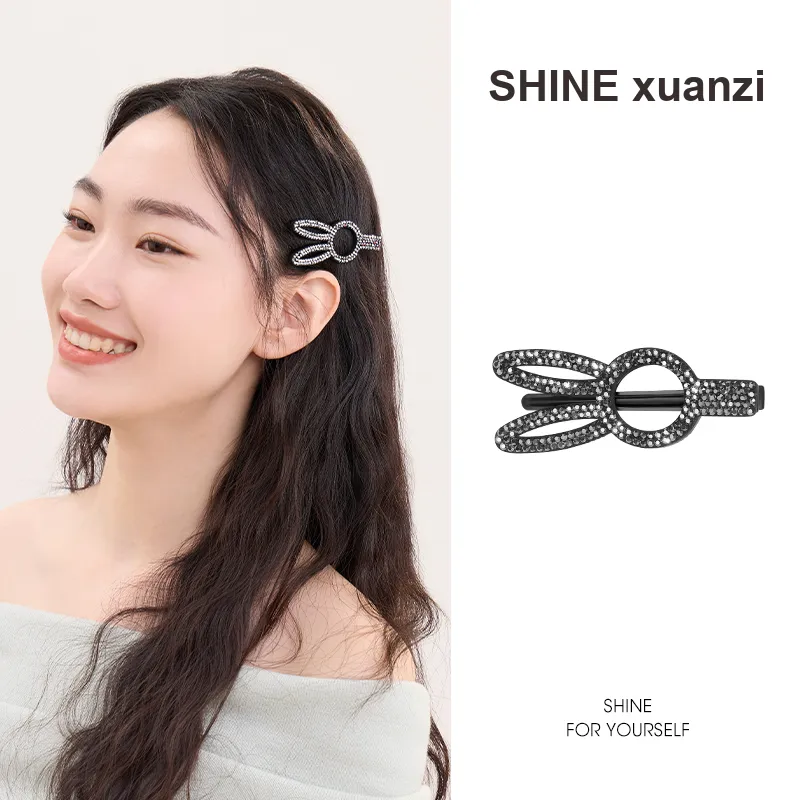 SHINE Iron, Crystal Diamond Hair Clips Women's-6