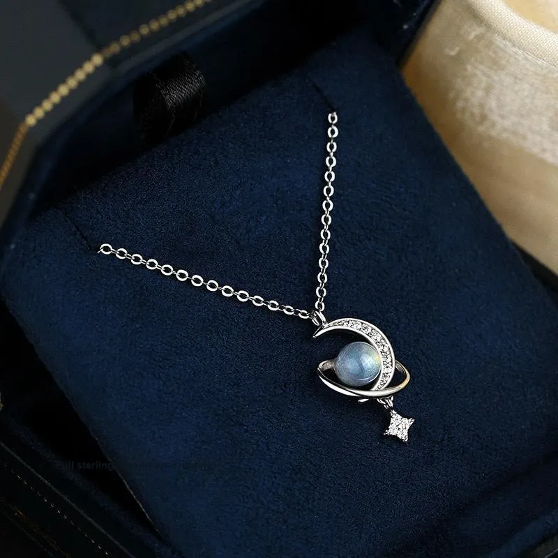 QUIET LOVE S925 Silver Necklaces Women's-4