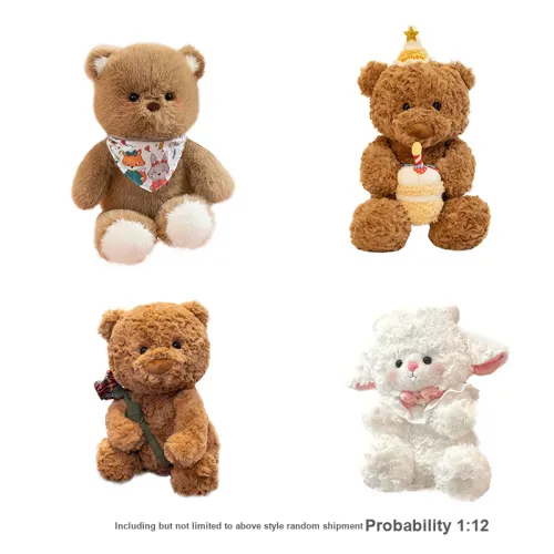 ELEPH BUNNY Универсальный стиль Веер преимуществ Случайный Супер Surprise Успокаивающий Companion Милый плюшевый игрушка Happy Bag