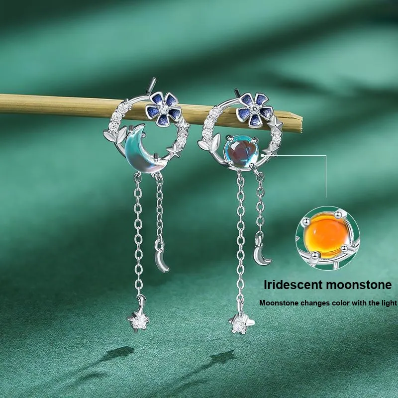Diamond International 925 Sterling Silver Earrings Women's-5