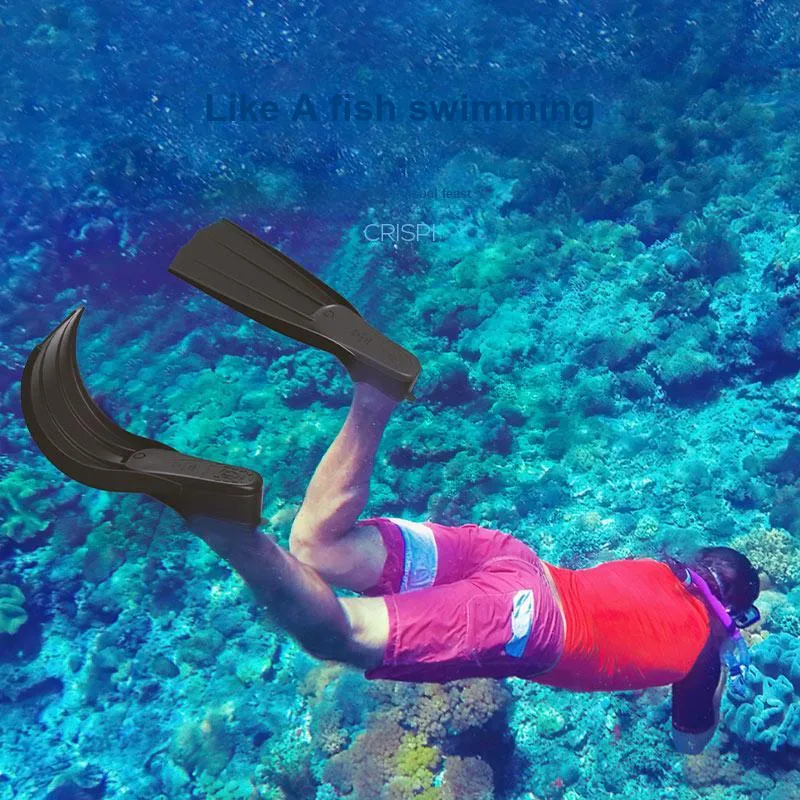 SMILING SHARK Diving Flippers-6