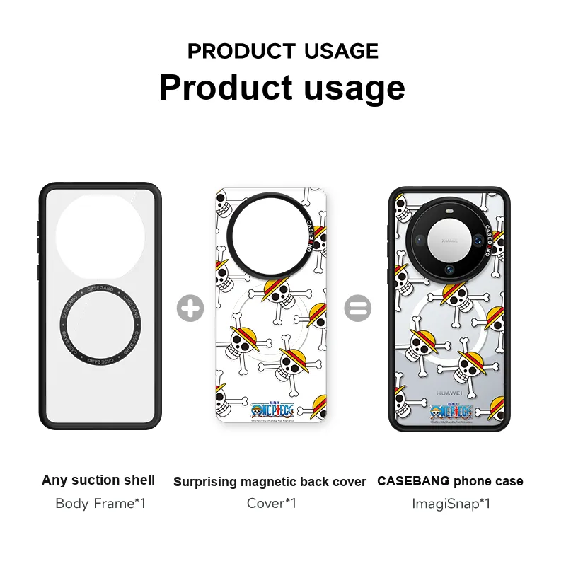 CASEBANG Made Of Polycarbonate One Piece Collaboration Phone Case With Magnetic Back Cover For Huawei Mate60/Pro/Pro+-3