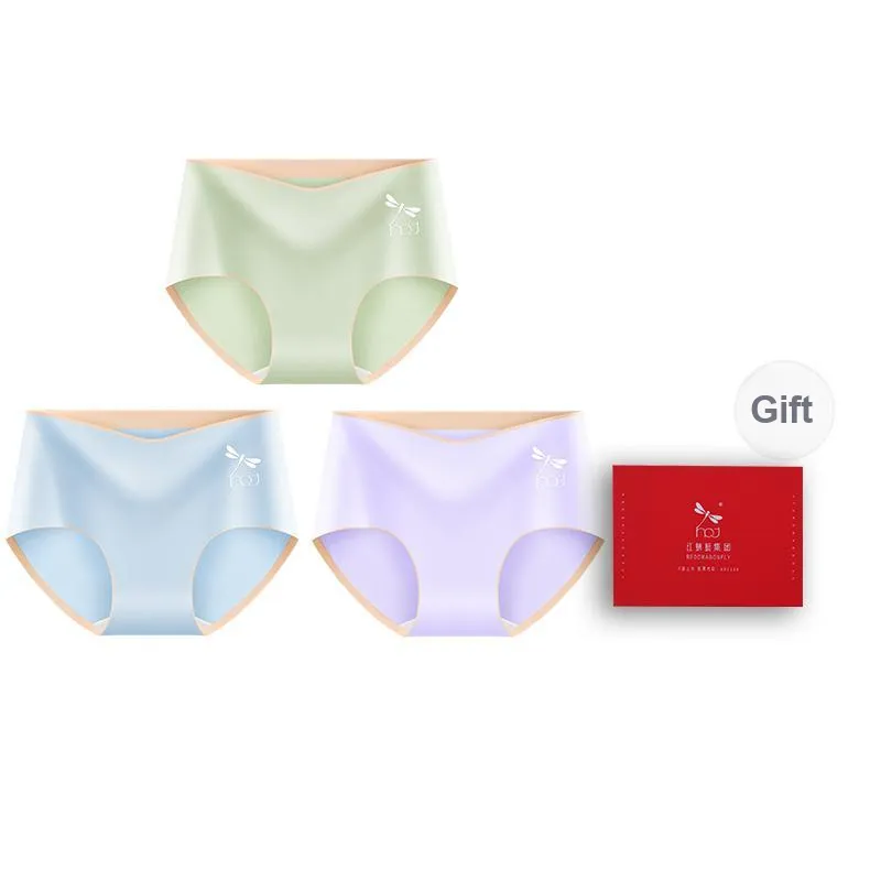 RED DRAGONFLY Cotton Panties Women's Combination Gift Box Set-13