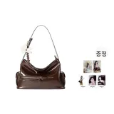 다크 초콜릿+밀크 화이트 노트 플라워 펜던트