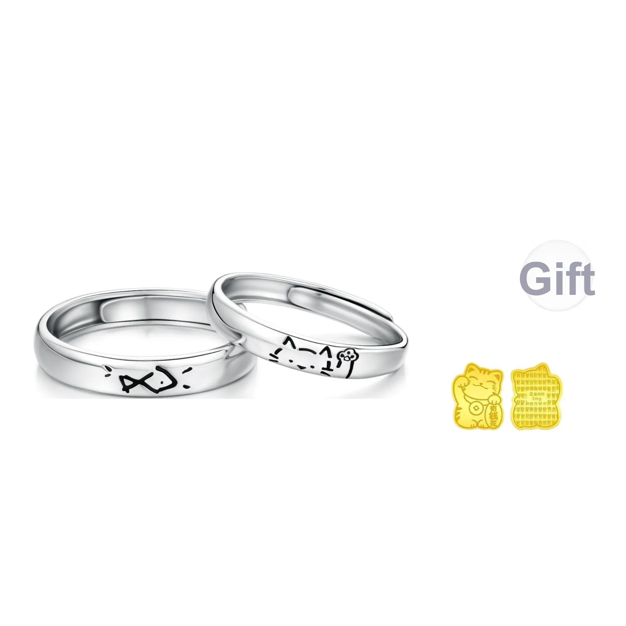 Central Fashion 999 Fine Silver Rings Unisex