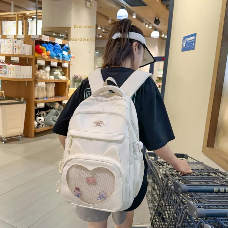 BAODIDAISHU Nylon Ita Bag Backpack Women's Multicolor-6