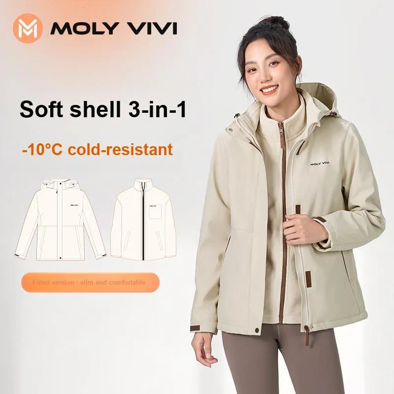 MOLY VIVI Soft Shell Coat Unisex-59