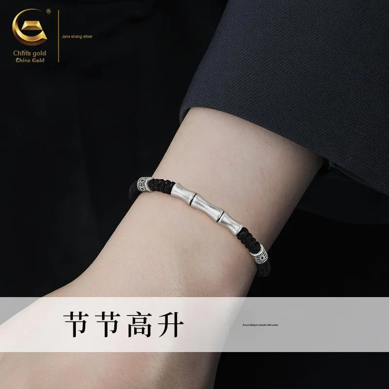 ZSY Sterling Silver Bracelets Men's Box, Good Luck-3