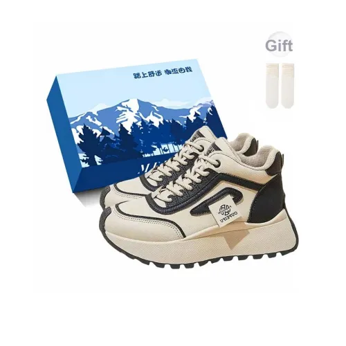 Fawn Miri противоскользящие и износостойкие увеличивающие высоту высокие топы кроссовки с толстой подошвой женские