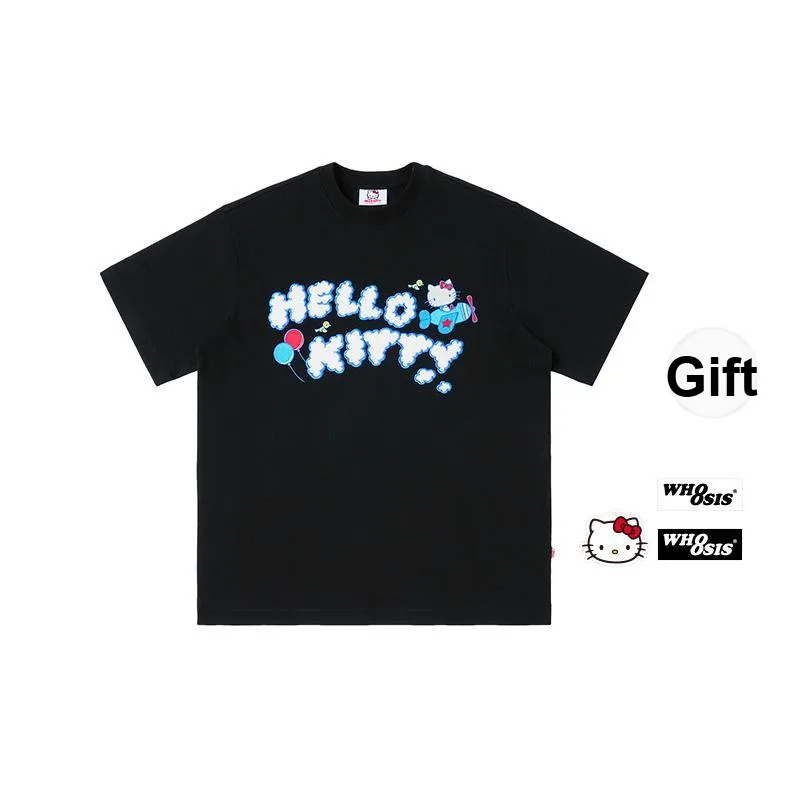WHOOSIS X HELLO KITTY T Shirt Unisex-2