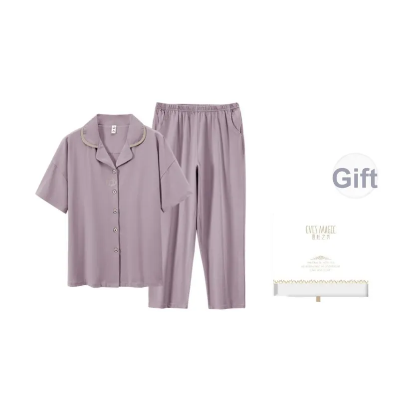 XIA.WA.ZHI.XIU Pajama Set Women's Two Piece Set-12