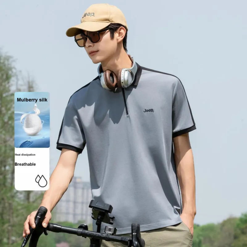 Jeep Fashion Sports Collection Polo Shirt Men's-6