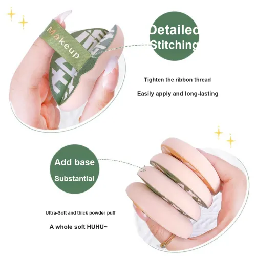 XUANCAIFENLING Большая капля воды хлопковая конфета розовый легко наносится мягкий маскирующий